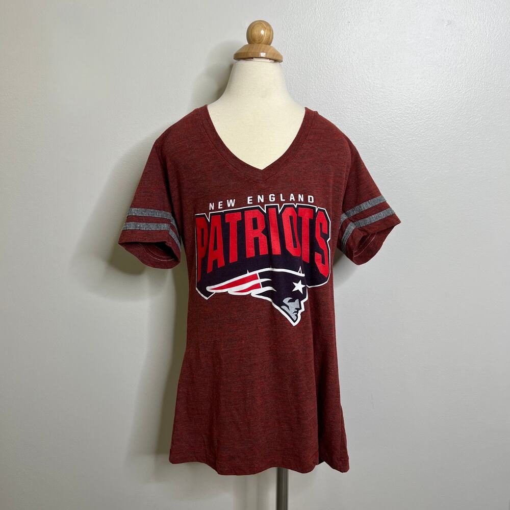 NFL New England Patriots Red Short Sleeve Top